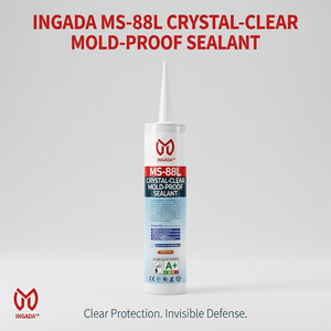 INGADA MS-88L Kristallklarer Schimmelresistenter Dichtungskitt - Product Image 2