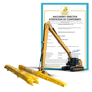 Grande PC450 SY215 escavatore lungo braccio 18 metri 54 piedi di lunghezza raggiungere freccia per la vendita - Product Image 2