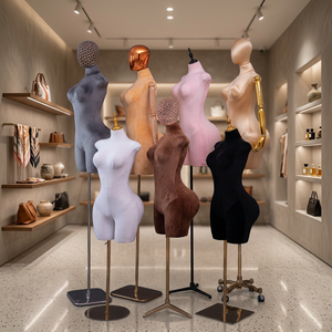 Maniquí de Plástico Ajustable Pinale Curvy para Mujer, Tallas Grandes, con Glúteos y Busto Grandes, Estilo Brasileño, Cintura Delgada, BBL - Product Image 1