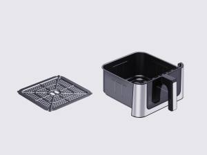 Friteuse à air multifonctionnelle carrée en acier inoxydable <span class=keywords><strong>RAF</strong></span> Classic 1600W avec écran tactile 8L pour camping-car, usage domestique et extérieur - Product Image 3