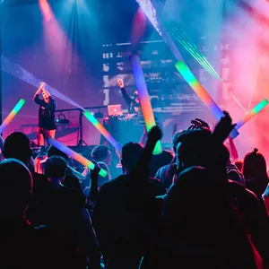 Party Favor Dance Music 3 Flashing Modes Concert Glow Sticks Led Light Foam Stick