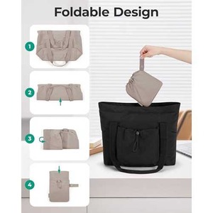 Bolsa Dobrável Minimalista com Cordão em Tecido de <span class=keywords><strong>Nylon</strong></span> Reciclado com Logo Personalizado - Product Image 6