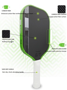 ไม้พายพิคเคิลบอล Ben Johns Pro V 16 มม. Gen 5 รุ่นใหม่ปี 2026 ผลิตด้วยเทคนิค Hot-pressed ได้รับการรับรองจาก USAPA น้ำหนักเบา เหมาะสำหรับผู้เล่นระดับสูง - Product Image 4