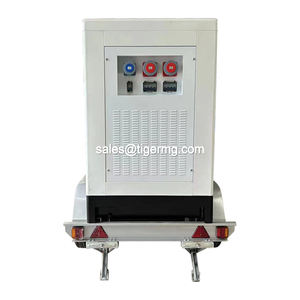 Китайский передвижной бесшумный мобильный дизельный генератор с водяным охлаждением с прицепом - Product Image 3