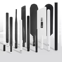 Antena de paleta omnidireccional plegable para interiores de alta ganancia de 698-2700MHz, enrutador Wlan inalámbrico, antena GSM 3G LTE 4G