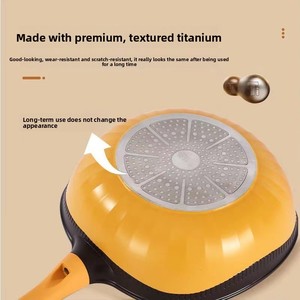 <span class=keywords><strong>Wok</strong></span> de titanio fundido a medida con revestimiento antiadherente y vaporera, con recubrimiento electrostático, para cocinar con poca aceite y sin humo, apto para todo tipo de cocinas. - Product Image 3