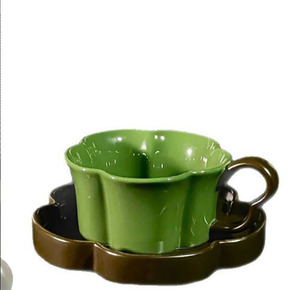 Creative Simple Afternoon Tea <b>Ceramic</b> Mug Retro Exquisite Breakfast Coffee <b>Cup</b> and Plate - Product Image 5