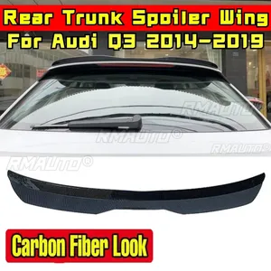 สปอยเลอร์หลังสำหรับ Audi Q3 ปี 2014 2015 2016 2017 2018 2019 ชิ้นส่วนภายนอกทำจากพลาสติก ABS สปอยเลอร์หลังคาท้ายรถยนต์ อุปกรณ์ตกแต่งรถยนต์ - Product Image 1
