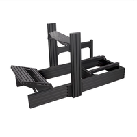 Plateforme de simulation de course 4DOF certifiée CE avec siège baquet et châssis en alliage d'aluminium 40160 – Configuration de cockpit simulateur de mouvement