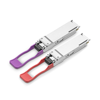 100G BIDI QSFP28 20km 1291nm/1311nm Simpleks LC DDM Tek Fiber Optik Alıcı-Verici Modülü Çin Fabrikası