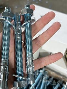 <span class=keywords><strong>Ancre</strong></span> à coin robuste en acier au carbone galvanisé, tête ronde bleue, M10 x 100 mm, pour bé<span class=keywords><strong>ton</strong></span> - Product Image 4