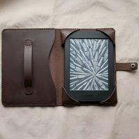 Sarung Kindle Kulit Asli Custom Vintage dengan Tali Pegangan untuk Kindle Colorsoft 2024 7 Inch Paperwhite Generasi ke-12 & ke-11