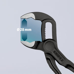 คีมปั๊มน้ำ KNIPEX 87 00 100 BK Cobra XS ผิวหยาบ พิมพ์ลายสีเทา 100 มม. - Product Image 6