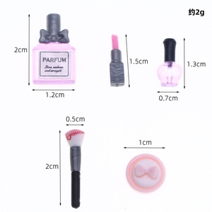 Xicheng Dollhouse Mini Dressing, <span class=keywords><strong>Rouge</strong></span> <span class=keywords><strong>à</strong></span> lèvres, Parfum, Poudre Compact, Peinture BJD Miniature Scene Prop Model - Product Image 2