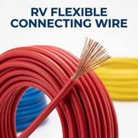 Kabel RV 60227 IEC 02 PVC Berisolasi Kawat Tembaga Fleksibel 450/750V Inti Tunggal Kabel Listrik untuk Kabelan Kabinet Switchboard