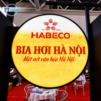 Boîte à lumière LED décorative personnalisée en acrylique avec design étanche 3000 lumens pour la publicité extérieure des entreprises