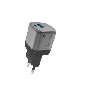 Cargador Rápido Dual Compacto y Seguro NCC CD-0102 EU 20W GaN USB-A + USB-C Blanco - Product Image 1