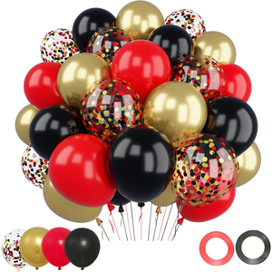 Kit d'arche de ballons en latex <span class=keywords><strong>color</strong></span>és, ballons en aluminium rose en forme de cœur, ballons en aluminium bleus et dorés en forme d'étoile, décoration scintillante pour anniversaire et mariage - Product Image 2