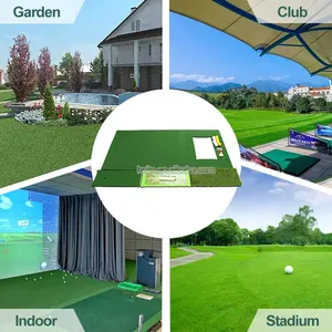 2023 New Golf Training Hitting Mats Golf Driving Range Practice Mat Matt Golf Training Mat For Swing Detection Batting