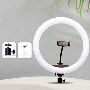 Anneau lumineux LED pour selfie de 14 pouces, trépied en plastique de 2,1 m avec télécommande pour studio, maquillage, photographie, vidéo - Product Image 3