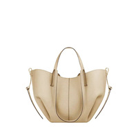 Sac fourre-tout en cuir PU marron tendance avec fermeture éclair pour femme, sac à bandoulière élégant, léger, durable, décontracté, grande capacité, hiver-printemps