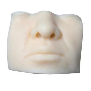 Modèle d'entraînement à l'injection nasolabiale en silicone avec os intégré, 4 types de moules faciaux pour rides - Product Image 5