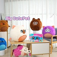 Ballon Gonflable Anti-Stress Exclusif Transfrontalier en Peluche, Grande Balle Magique Capybara Surprise, Ballon Rebondissant Mignon, Cadeau Dessin Animé 0-24