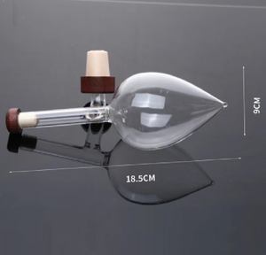 Aérateur à <span class=keywords><strong>vin</strong></span> en verre de haute qualité à double effet directement de la bouteille Centellino Écologique Capacité de 150 ml Carafe - Product Image 6