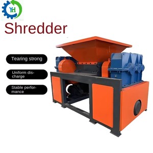 Máy hủy tài liệu cho thùng carton nhỏ, chất thải gia đình, kim loại, nhựa, gỗ, cao su duy nhất-trục và twin-trục Máy Nghiền và nghiền - Product Image 2