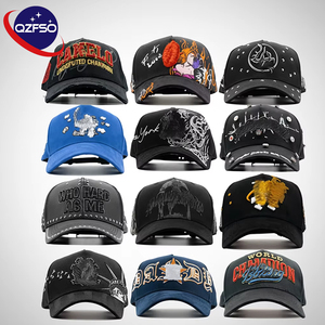 หมวกแก๊ปปักลาย 3 มิติ ดีไซน์ใหม่ QZFSO รุ่น Custom Era 6 แผง ทรงคลาสสิค ปรับขนาดได้ สไตล์ฮิปฮอป สำหรับผู้ชาย - Product Image 1