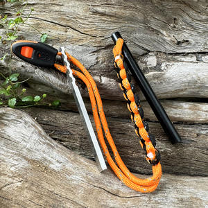 Allume-feu de survie portable pour l'extérieur avec manche en bois et <span class=keywords><strong>grattoir</strong></span> pour le camping en pleine nature - Product Image 5