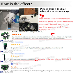 DRILKING European Quality Arix Diamond Crowns for Ceramic <strong>Tiles</strong> / Diamond Porcelain <strong>Tile</strong> <strong>Hole</strong> Saw <strong>Cutter</strong> Core Drill Bits <strong>Set</strong> - Product Image 6