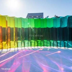 Vincentaa moderna decorazione esterna paesaggio arte installazione colorata grande scultura acrilica - Product Image 5