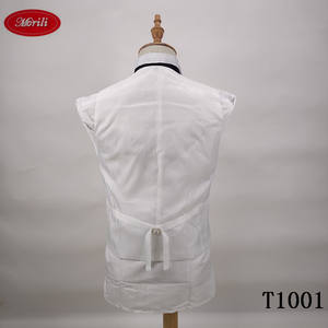 Morili Haute Qualité O Cou Revers Slim Fit Groom Tuxedos <span class=keywords><strong>Rouge</strong></span> <span class=keywords><strong>Blanc</strong></span> Dernier Manteau Hommes Costumes MMSB58 - Product Image 5