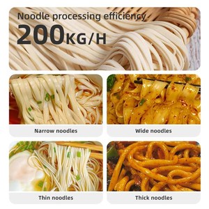 Máquina Eléctrica Lemo para Hacer Fideos Enrollados a Mano con Motor y Caja de Engranajes para Hostelería Comercial 220V <span class=keywords><strong>Hokkien</strong></span> Mee - Product Image 5