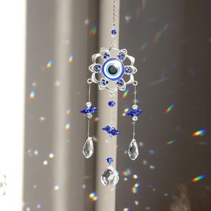 Occhio <span class=keywords><strong>del</strong></span> <span class=keywords><strong>male</strong></span> blu sole Catcher <span class=keywords><strong>albero</strong></span> della vita ornamenti di cristallo giardino esterno finestra di casa decorazioni appese - Product Image 5