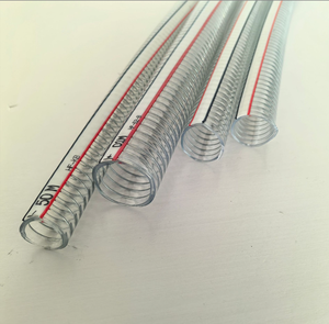 Yüksek Basınçlı Ağır Hizmet Tipi Büyük Çaplı Drenaj Hortumu PVC Çelik Tel Takviyeli Hortum - Product Image 4