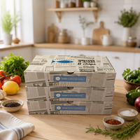Boîtes d'emballage jetables en carton imprimées sur mesure pour la restauration rapide, grandes boîtes à collation, dîner, poisson et frites