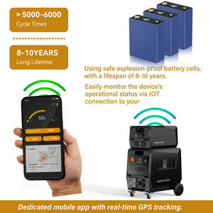 Générateur solaire INSTABOX 5000W UPS extensible à 50kWh centrale électrique portable à double tension avec panneaux solaires - Product Image 3