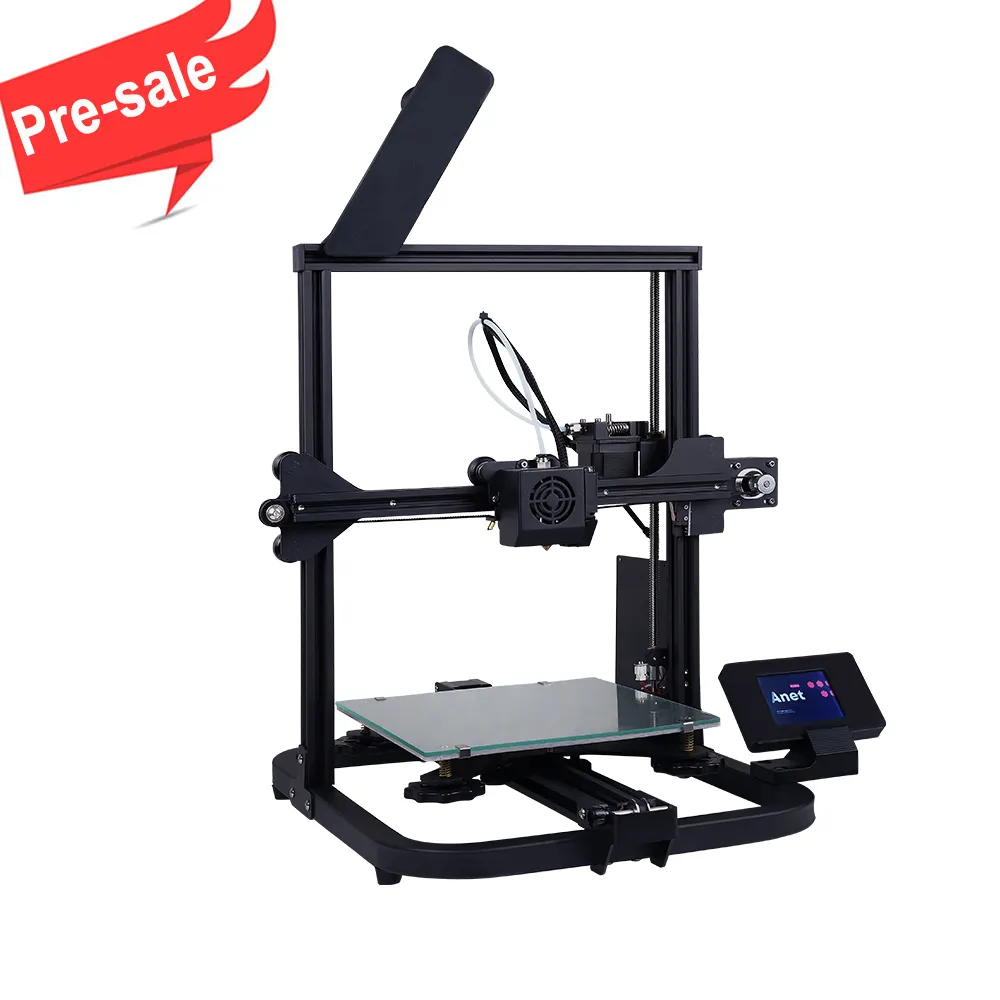 OEM/ODM available ANET 3D Printer New Arrival A8V2 Large Printing Size 220*220*250mm 3D Drucker with Raw Material for 3D Print