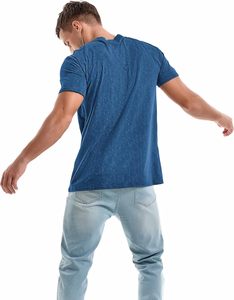 Camiseta con estampado personalizado más vendida para hombre, Color sólido, 100% algodón, tela de punto de alta calidad, ecológica, transpirable, de secado rápido - Product Image 2