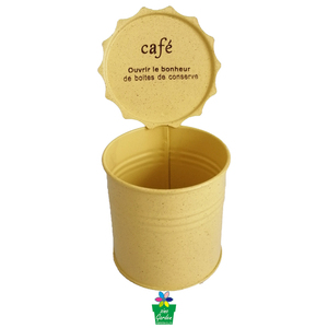 Mini pot en métal galvanisé avec couvercle en métal cactus succulent bonsaï pour fleurs et jardin mini conteneur pour plantes avec couvercle en métal - Product Image 2