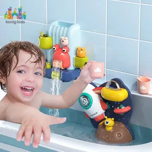 Bathig Konig Crianças Venda Quente Do Bebê Brinquedo Spray de Água Brinquedo de Banho Foguete Para A Criança Banho Brinquedo Do Banho Do Bebê
