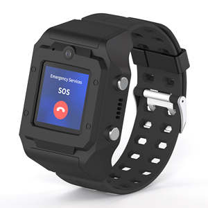 Montre connectée THiNKRACE PT880N carrée TFT avec suivi de fréquence cardiaque, caméra frontale et batterie externe pour la gestion des mineurs - Product Image 4
