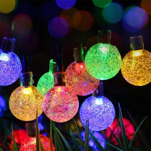 Solar LED burbuja bola de cristal colgante luz impermeable Hada decoración globo cadena <span class=keywords><strong>luces</strong></span> Navidad 70 Led <span class=keywords><strong>manguera</strong></span> No 110V cobre puro - Product Image 3