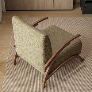 Poltrona Singola in Stile Retrò Francese, Design <span class=keywords><strong>Moderno</strong></span> Trapuntato, <span class=keywords><strong>Sedia</strong></span> Relax <span class=keywords><strong>per</strong></span> <span class=keywords><strong>Soggiorno</strong></span>, Hotel o Appartamento, Ideale <span class=keywords><strong>per</strong></span> Bar - Product Image 3