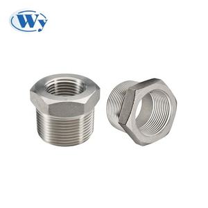 Redutor de Aço Inoxidável de Alta Pressão, Bucha Hexagonal NPT, Adaptador de Tubo com Superfície Lisa para Sistemas de Água e Gás - Product Image 1