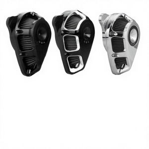Filtros de Admisión de Aire de Aluminio Billet de Alto Volumen, Giratorios, con 1 Año de Garantía para Dyna Wide Glide, Softail, <span class=keywords><strong>Fat</strong></span> <span class=keywords><strong>Bob</strong></span>, Touring - Product Image 2