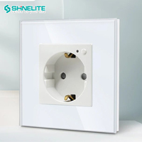 Prise murale intelligente Wi-Fi 1 gang norme UE, modèle 2026, la plus vendue, contrôle via l'application Tuya, interrupteur intelligent pour la maison connectée