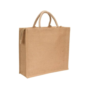 Bolsa de yute para productos orgánicos, forro de malla transpirable, fibra natural para almacenamiento de frutas y verduras, frescura sin envoltura de plástico - Product Image 1